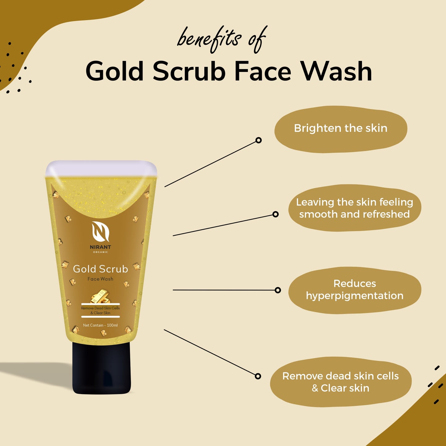 Golden Scrub Face Wash